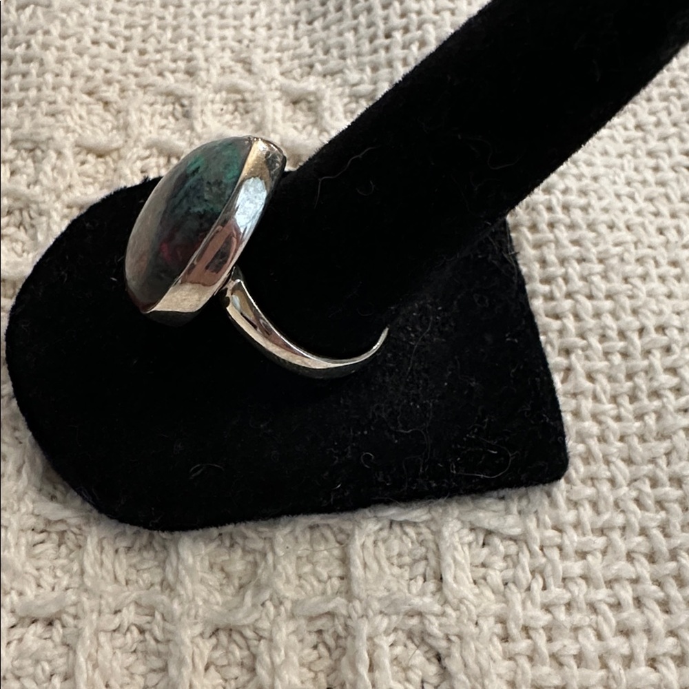 Sonora Sunrise Jasper Sterling Ring - Picture 3 of 7